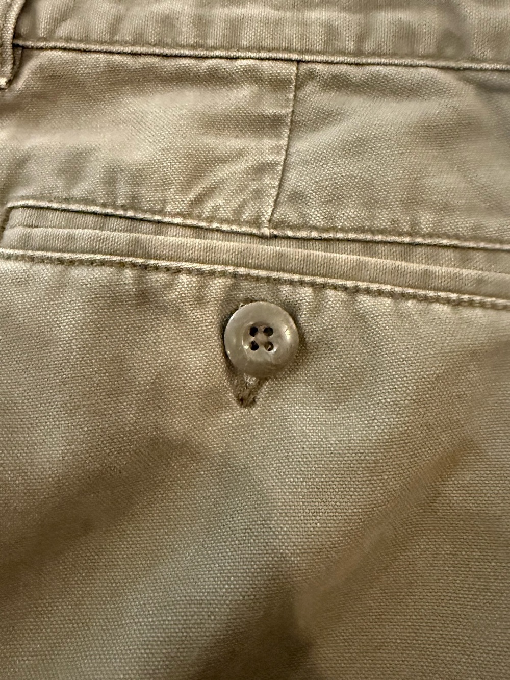Patagonia Men’s Organic Cotton Pants Size 30 Olive Green Tan Brown Chino Outdoor - Picture 8 of 8